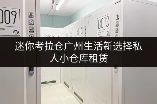 迷你考拉仓广州生活新选择私人小仓库租赁，轻松解决货物存放难题
