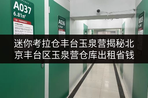 迷你考拉仓丰台玉泉营揭秘北京丰台区玉泉营仓库出租省钱攻略,告别价格迷雾! 迷你考拉仓丰台玉泉营揭秘北京丰台区玉泉营仓库出租省钱攻略,告别价格迷雾!