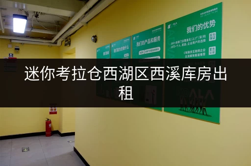 迷你考拉仓西湖区西溪库房出租，货物存放更省心之选