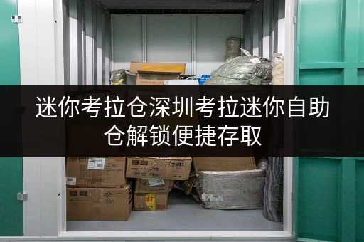 迷你考拉仓深圳考拉迷你自助仓解锁便捷存取,全天候服务,轻松收纳生活 迷你考拉仓深圳考拉迷你自助仓解锁便捷存取,全天候服务,轻松收纳生活
