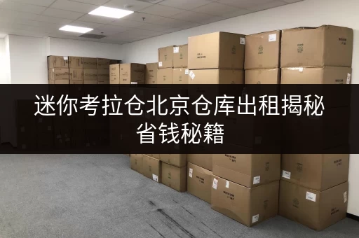 迷你考拉仓北京仓库出租揭秘省钱秘籍，选择平台全攻略