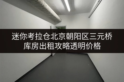 迷你考拉仓北京朝阳区三元桥库房出租攻略透明价格,省钱秘籍大公开! 迷你考拉仓北京朝阳区三元桥库房出租攻略透明价格,省钱秘籍大公开!