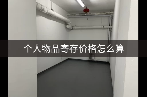 个人物品寄存价格怎么算，个人物品寄存价格表