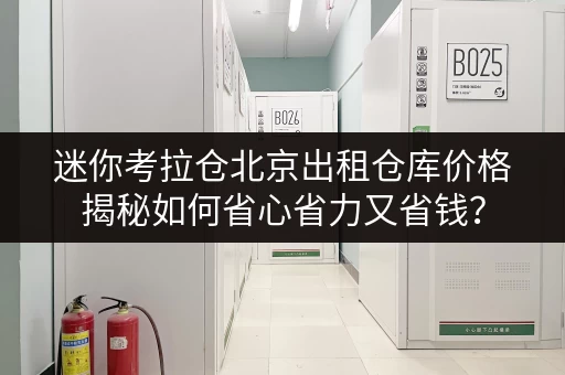 迷你考拉仓北京出租仓库价格揭秘如何省心省力又省钱? 迷你考拉仓北京出租仓库价格揭秘如何省心省力又省钱?