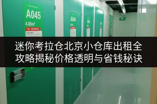 迷你考拉仓北京小仓库出租全攻略揭秘价格透明与省钱秘诀