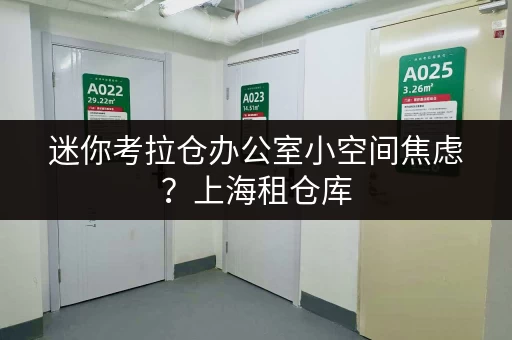 迷你考拉仓办公室小空间焦虑?上海租仓库,释放办公空间新选择 迷你考拉仓办公室小空间焦虑?上海租仓库,释放办公空间新选择
