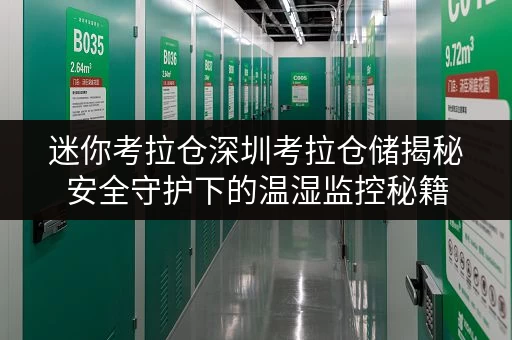 迷你考拉仓深圳考拉仓储揭秘安全守护下的温湿监控秘籍,让您的物品安“芯”入住! 迷你考拉仓深圳考拉仓储揭秘安全守护下的温湿监控秘籍,让您的物品安“芯”入住!