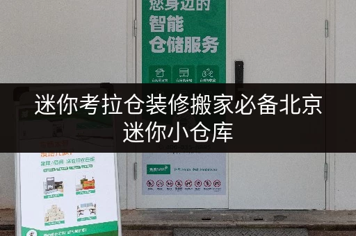 迷你考拉仓装修搬家必备北京迷你小仓库，临时存储新选择
