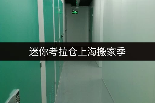 迷你考拉仓上海搬家季,搬家寄存新选择迷你考拉仓,让搬家无忧 迷你考拉仓上海搬家季,搬家寄存新选择迷你考拉仓,让搬家无忧