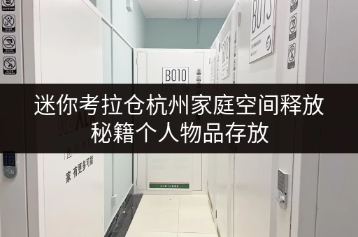 迷你考拉仓杭州家庭空间释放秘籍个人物品存放，如何精准选择仓库面积？