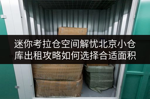 迷你考拉仓空间解忧北京小仓库出租攻略如何选择合适面积,解锁储物新境界 迷你考拉仓空间解忧北京小仓库出租攻略如何选择合适面积,解锁储物新境界