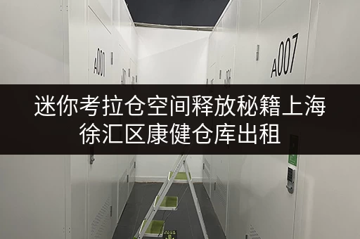 迷你考拉仓空间释放秘籍上海徐汇区康健仓库出租,让办公环境焕然一新! 迷你考拉仓空间释放秘籍上海徐汇区康健仓库出租,让办公环境焕然一新!