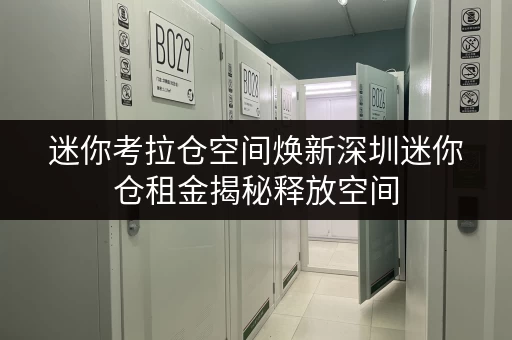 迷你考拉仓空间焕新深圳迷你仓租金揭秘释放空间,提升生活品质新选择 迷你考拉仓空间焕新深圳迷你仓租金揭秘释放空间,提升生活品质新选择