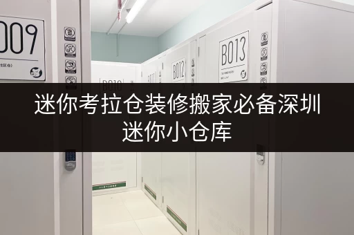 迷你考拉仓装修搬家必备深圳迷你小仓库,轻松解决临时存储难题 迷你考拉仓装修搬家必备深圳迷你小仓库,轻松解决临时存储难题