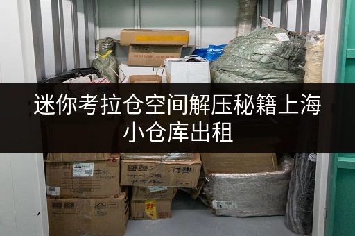 迷你考拉仓空间解压秘籍上海小仓库出租,办公用品存放新选择,释放办公空间大作战! 迷你考拉仓空间解压秘籍上海小仓库出租,办公用品存放新选择,释放办公空间大作战!