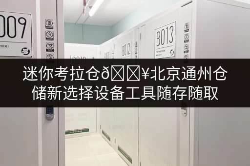 迷你考拉仓🔥北京通州仓储新选择设备工具随存随取，便捷无忧！