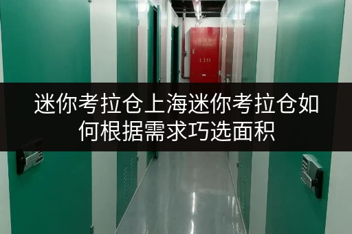 迷你考拉仓上海迷你考拉仓如何根据需求巧选面积，实现空间最大化利用