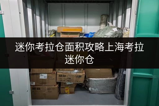 迷你考拉仓面积攻略上海考拉迷你仓，如何根据需求选对空间大小？