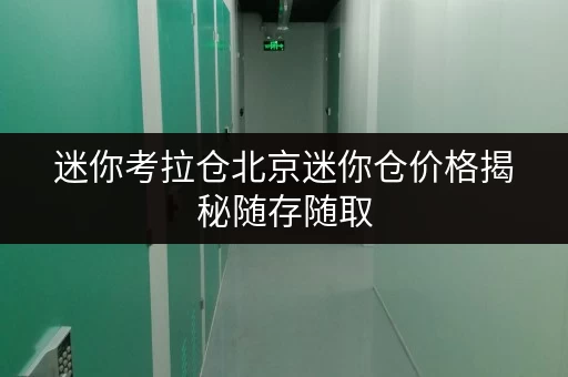 迷你考拉仓北京迷你仓价格揭秘随存随取,畅享便捷生活 迷你考拉仓北京迷你仓价格揭秘随存随取,畅享便捷生活
