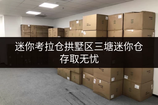 迷你考拉仓拱墅区三塘迷你仓存取无忧,全时段服务,释放生活空间 迷你考拉仓拱墅区三塘迷你仓存取无忧,全时段服务,释放生活空间
