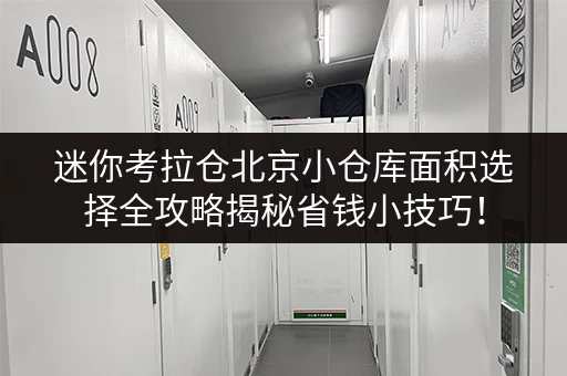迷你考拉仓北京小仓库面积选择全攻略揭秘省钱小技巧! 迷你考拉仓北京小仓库面积选择全攻略揭秘省钱小技巧!