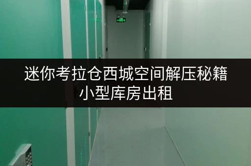 迷你考拉仓西城空间解压秘籍小型库房出租,让办公空间焕然一新! 迷你考拉仓西城空间解压秘籍小型库房出租,让办公空间焕然一新!