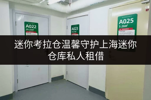迷你考拉仓温馨守护上海迷你仓库私人租借,安全与温湿监控,让您的物品安“心”存放 迷你考拉仓温馨守护上海迷你仓库私人租借,安全与温湿监控,让您的物品安“心”存放