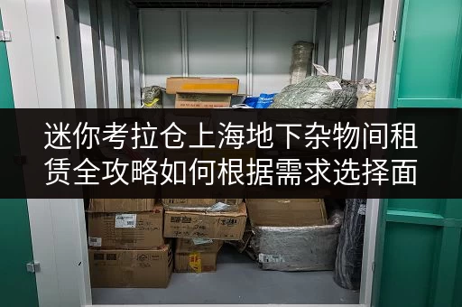 迷你考拉仓上海地下杂物间租赁全攻略如何根据需求选择面积，案例分享告诉你性价比之选