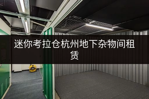 迷你考拉仓杭州地下杂物间租赁,安全与温湿监控双重保障,揭秘每月费用! 迷你考拉仓杭州地下杂物间租赁,安全与温湿监控双重保障,揭秘每月费用!
