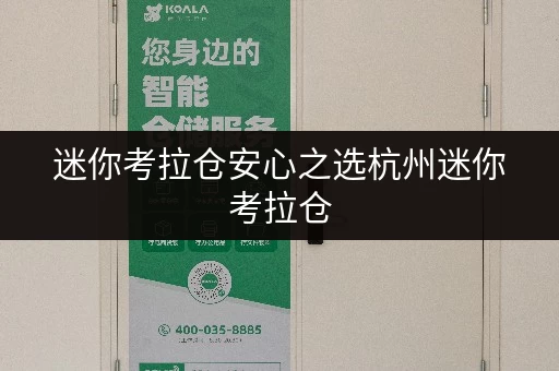 迷你考拉仓安心之选杭州迷你考拉仓，温湿监控守护您的每一件珍品