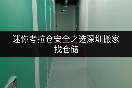 迷你考拉仓安全之选深圳搬家找仓储,如何挑选专业公司? 迷你考拉仓安全之选深圳搬家找仓储,如何挑选专业公司?