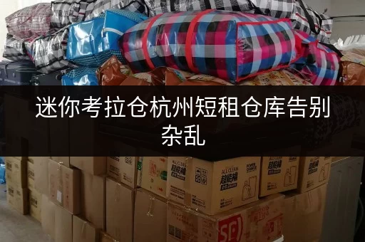 迷你考拉仓杭州短租仓库告别杂乱，货物存放省心解决方案