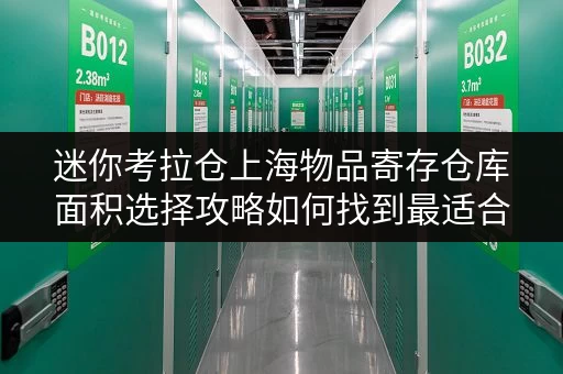 迷你考拉仓上海物品寄存仓库面积选择攻略如何找到最适合你的“第二空间” 迷你考拉仓上海物品寄存仓库面积选择攻略如何找到最适合你的“第二空间”