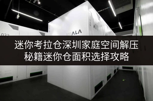 迷你考拉仓深圳家庭空间解压秘籍迷你仓面积选择攻略,告别收纳难题! 迷你考拉仓深圳家庭空间解压秘籍迷你仓面积选择攻略,告别收纳难题!