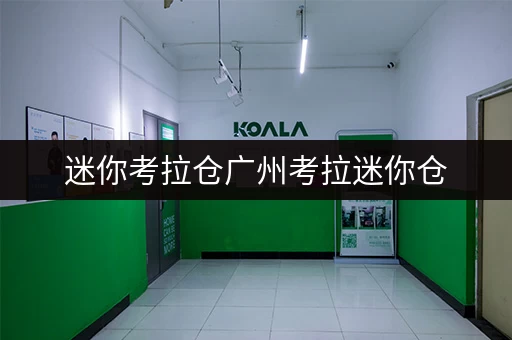 迷你考拉仓广州考拉迷你仓，释放空间，提升生活品质
