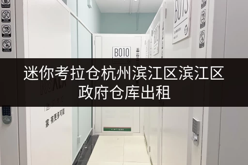 迷你考拉仓杭州滨江区滨江区政府仓库出租,工具设备存取新体验! 迷你考拉仓杭州滨江区滨江区政府仓库出租,工具设备存取新体验!