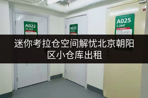 迷你考拉仓空间解忧北京朝阳区小仓库出租,如何选对面积?四大实用案例解析 迷你考拉仓空间解忧北京朝阳区小仓库出租,如何选对面积?四大实用案例解析