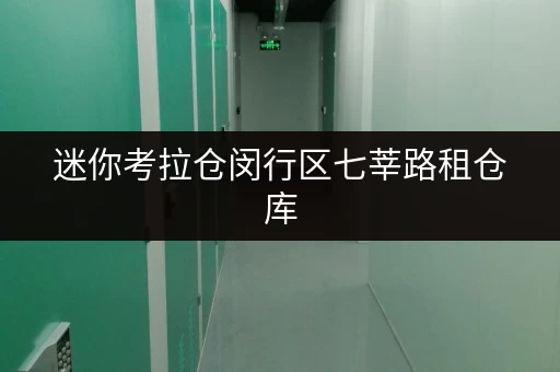 迷你考拉仓闵行区七莘路租仓库,释放空间,提升生活品质新选择 迷你考拉仓闵行区七莘路租仓库,释放空间,提升生活品质新选择