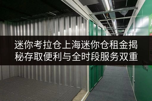 迷你考拉仓上海迷你仓租金揭秘存取便利与全时段服务双重保障 迷你考拉仓上海迷你仓租金揭秘存取便利与全时段服务双重保障