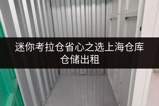迷你考拉仓省心之选上海仓库仓储出租,迷你考拉仓专业护航,让货物存放无忧 迷你考拉仓省心之选上海仓库仓储出租,迷你考拉仓专业护航,让货物存放无忧