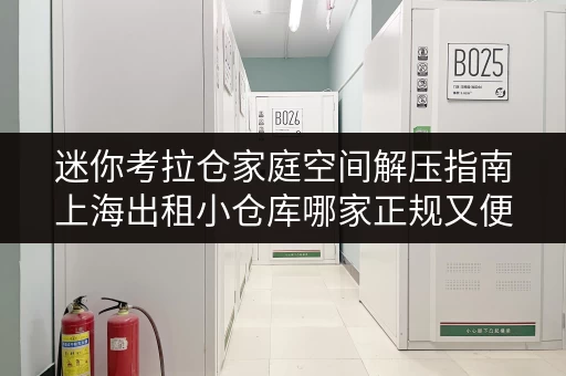 迷你考拉仓家庭空间解压指南上海出租小仓库哪家正规又便宜? 迷你考拉仓家庭空间解压指南上海出租小仓库哪家正规又便宜?