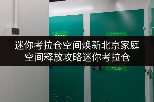 迷你考拉仓空间焕新北京家庭空间释放攻略迷你考拉仓,释放生活新境界 迷你考拉仓空间焕新北京家庭空间释放攻略迷你考拉仓,释放生活新境界