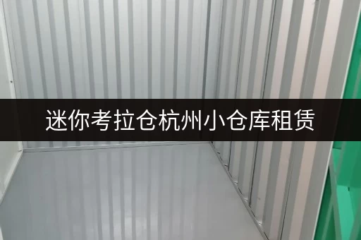 迷你考拉仓杭州小仓库租赁,存取便利性与全时段服务全解析 迷你考拉仓杭州小仓库租赁,存取便利性与全时段服务全解析