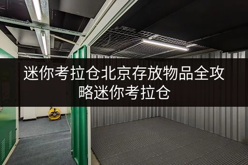迷你考拉仓北京存放物品全攻略迷你考拉仓，让你的物品“安家”不再烦恼