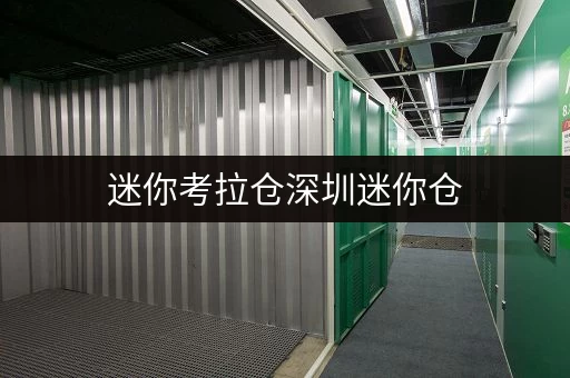 迷你考拉仓深圳迷你仓，便捷存取，随时守护您的物品