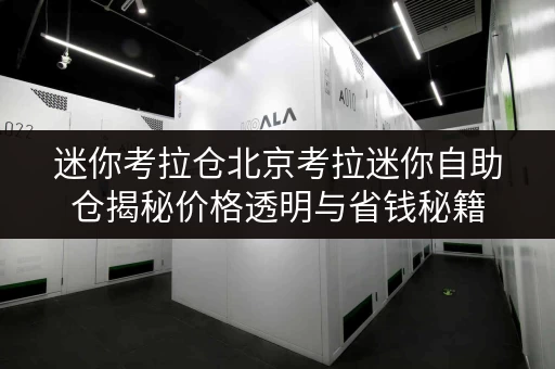 迷你考拉仓北京考拉迷你自助仓揭秘价格透明与省钱秘籍，告别储物焦虑！