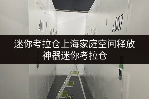 迷你考拉仓上海家庭空间释放神器迷你考拉仓，教你如何巧妙选择仓储面积