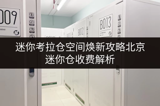 迷你考拉仓空间焕新攻略北京迷你仓收费解析，轻松释放家庭空间