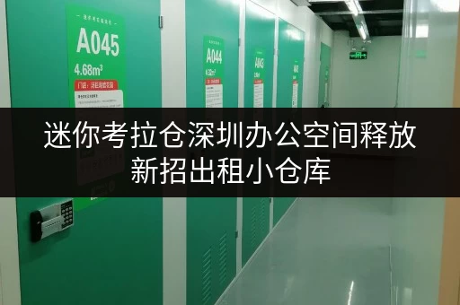迷你考拉仓深圳办公空间释放新招出租小仓库，让办公用品井井有条