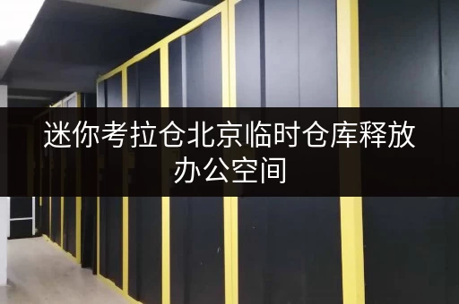 迷你考拉仓北京临时仓库释放办公空间，让办公更高效！